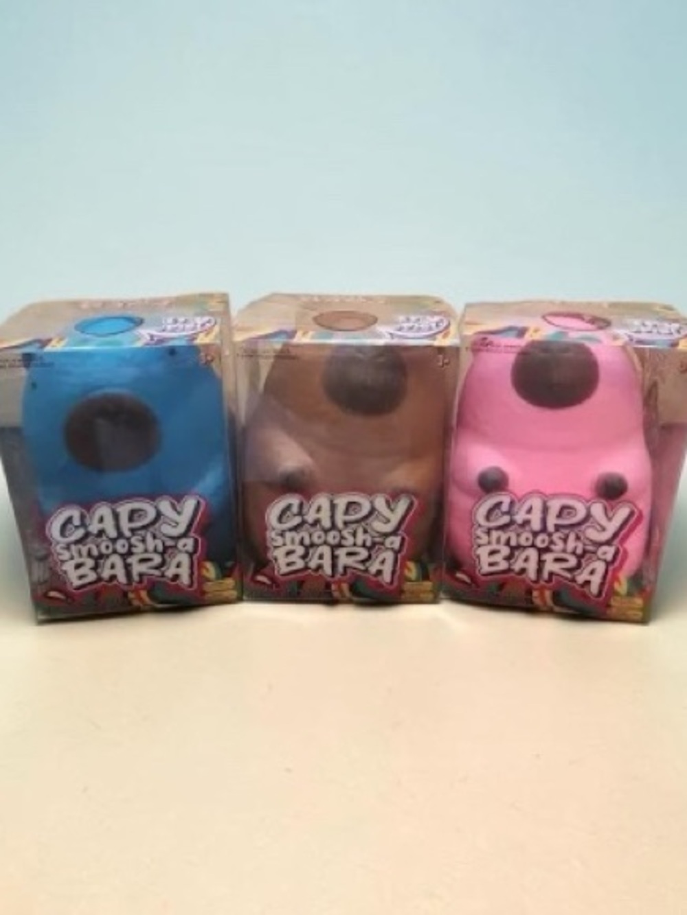 Capy Smoosh-a-Bara Squishy - only pink !!!